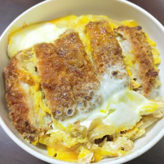 トースターで復活!!簡単カツ丼☆